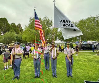 ANA Color Guard at Carry Forward 5k