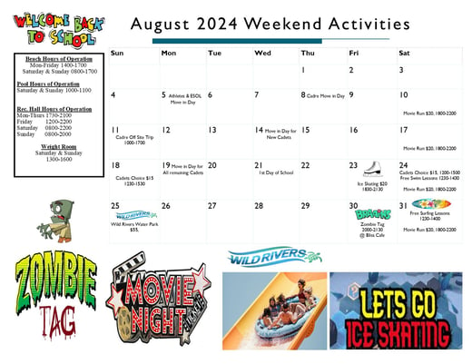 Aug 2024 Calendar