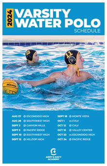 Varsity Water Polo Season Schedule